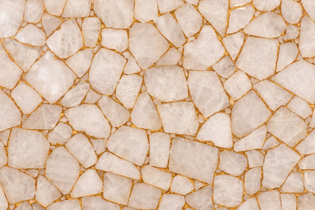 Margraf White Quartz Golden Leaf